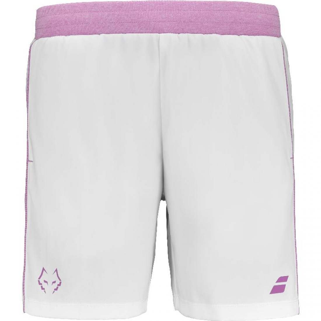 SHORT BABOLAT JUAN LEBRON BLANCO/ROSA