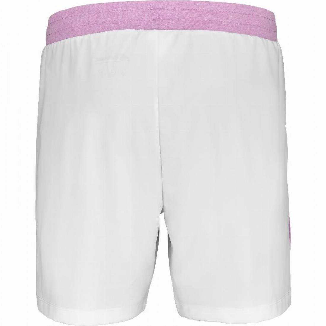 SHORT BABOLAT JUAN LEBRON BLANCO/ROSA
