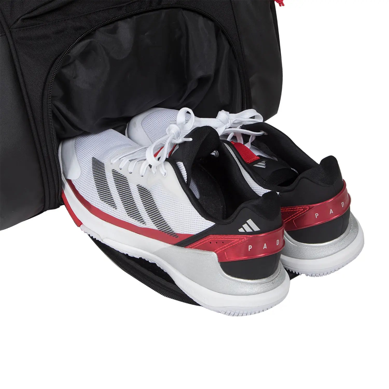 PALETERO ADIDAS MULTIGAME NEGRO/ROJO 3.4