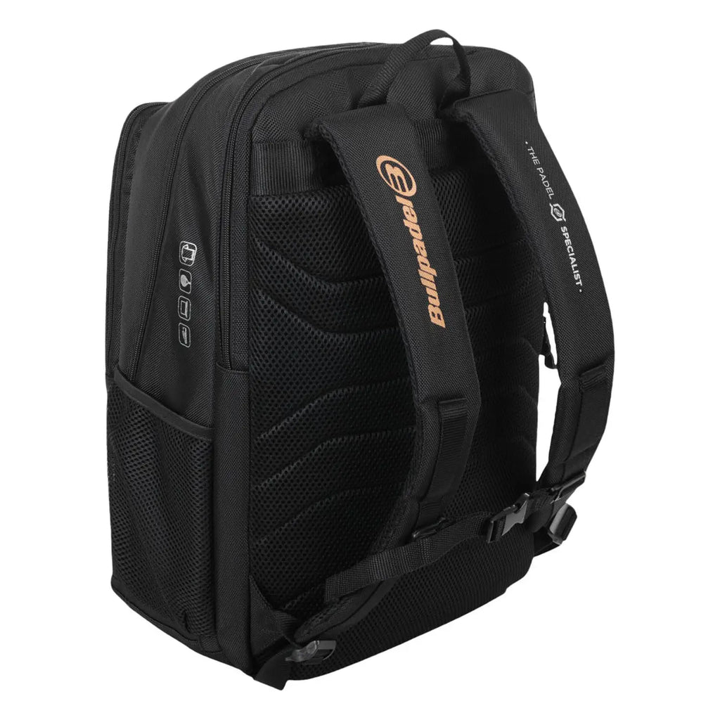 MOCHILA BULLPADEL BPM25007 VERTEX NEGRO