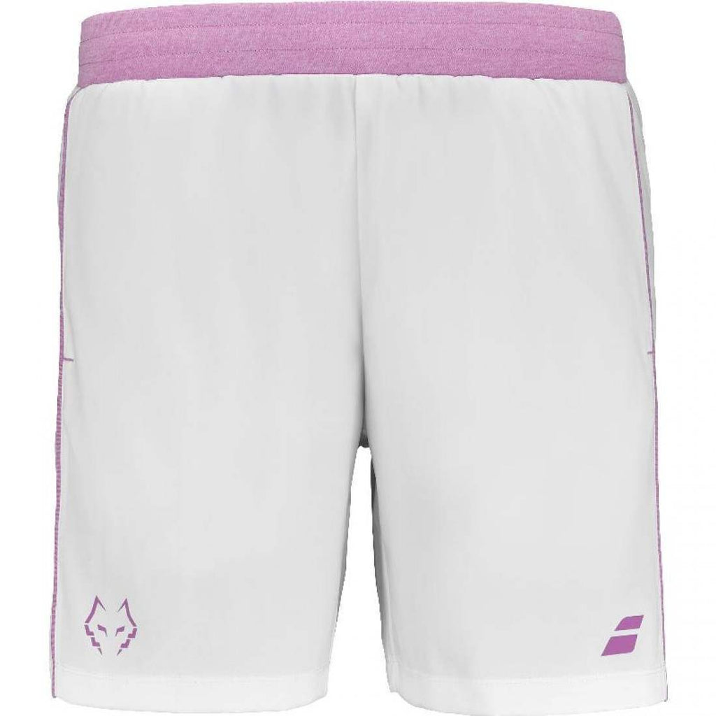 SHORT BABOLAT JUAN LEBRON BLANCO/ROSA