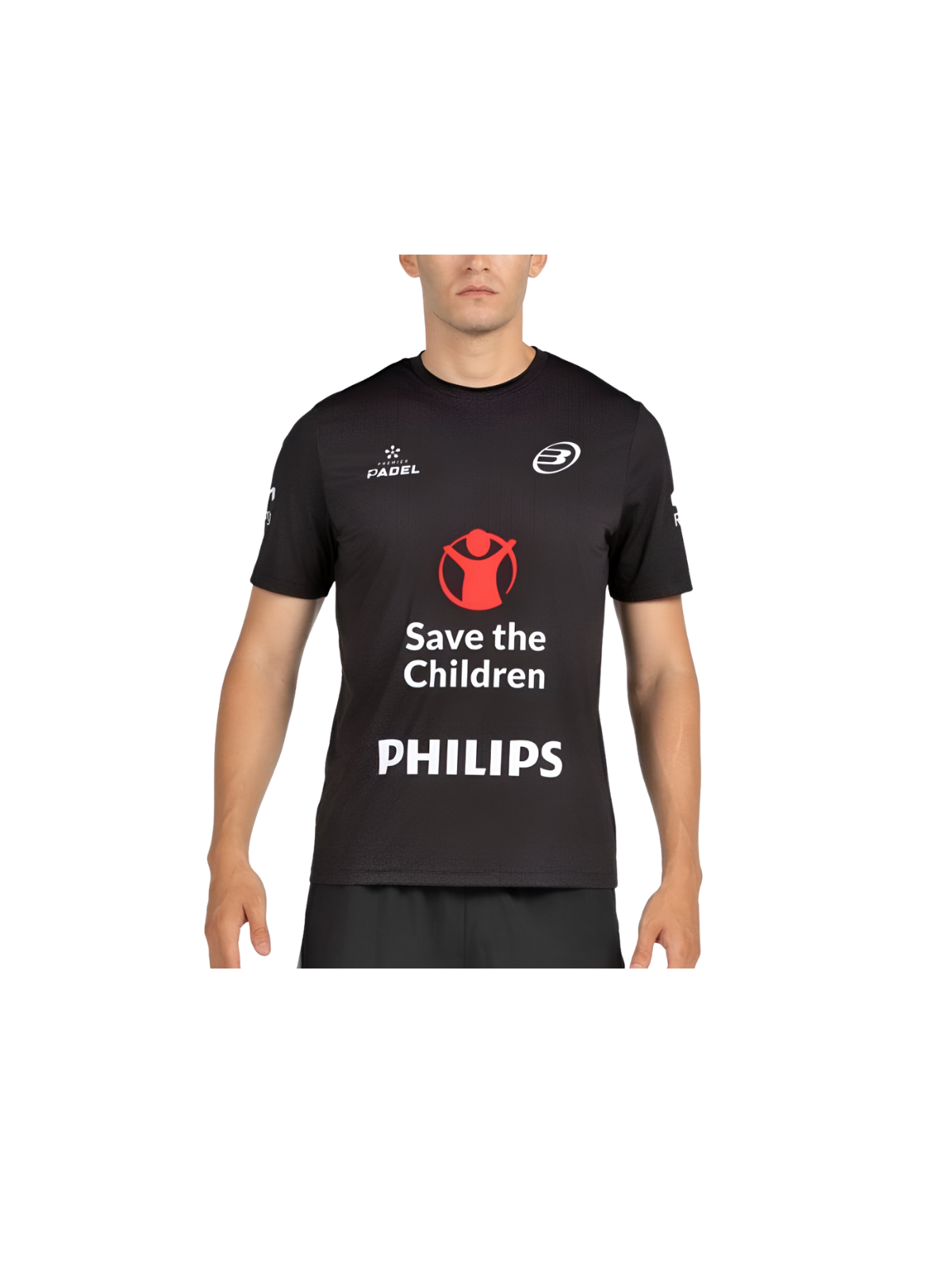 CAMISETA BULLPADEL DI NENNO MOFERO PREMIER PADEL NEGRO
