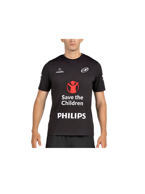 CAMISETA BULLPADEL DI NENNO MOFERO PREMIER PADEL NEGRO